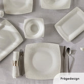 Karaca Fine Pearl Roma 58-Teiliges 12-Personen Geschirrset